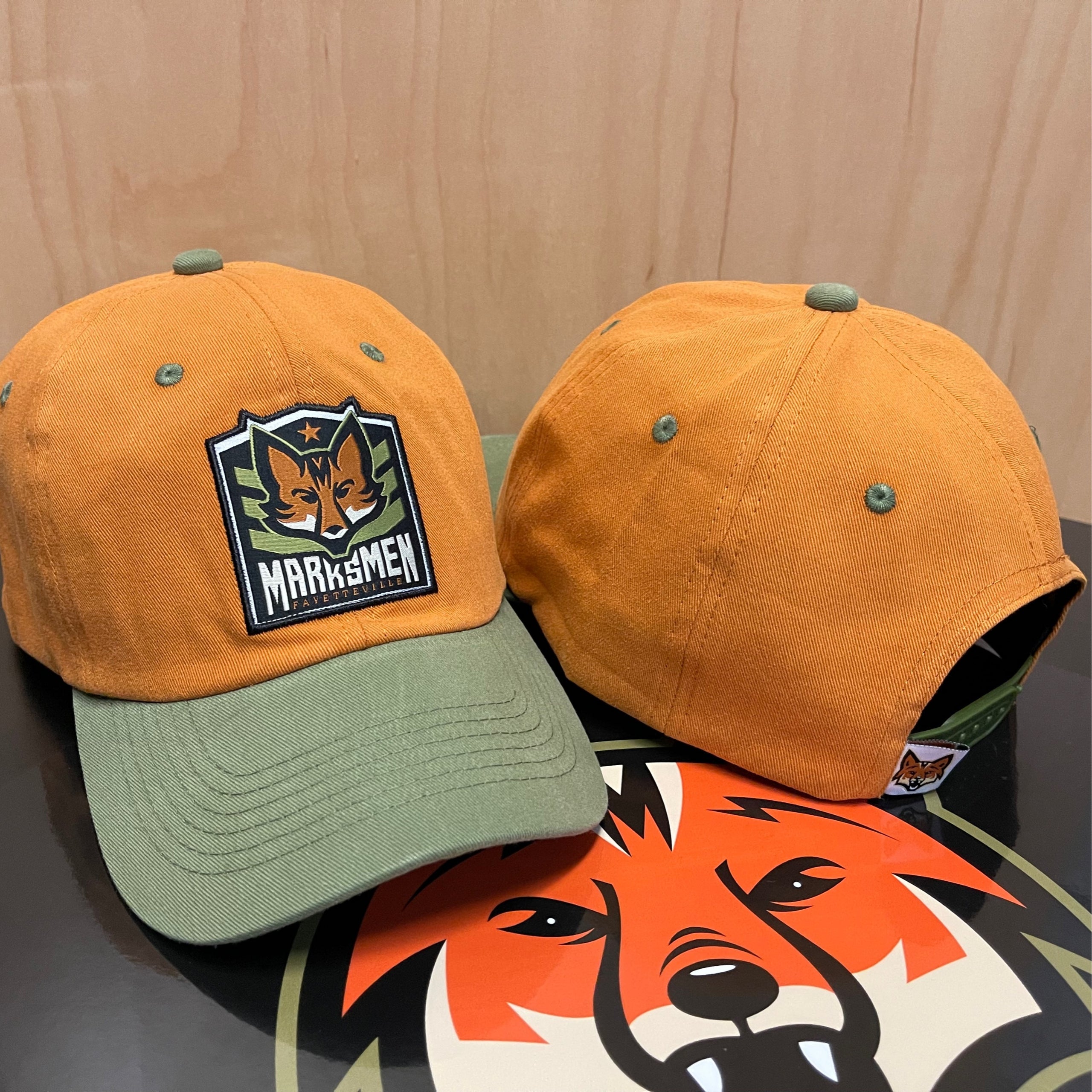 Hat marksmen texas orange olive alternate logo snap marksmen